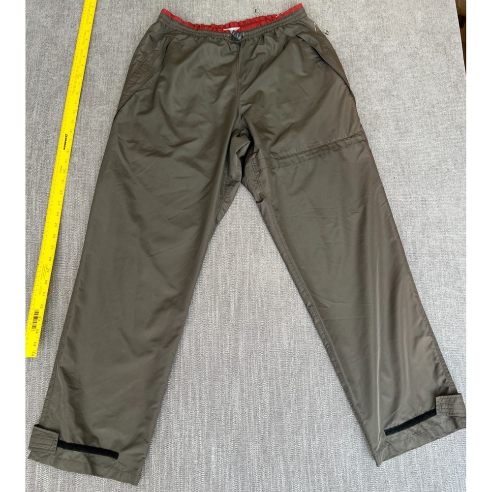 Zegna Sport Windbreaker Pants Mens Medium Pants Olive Hiking Outdoor Gorpcore